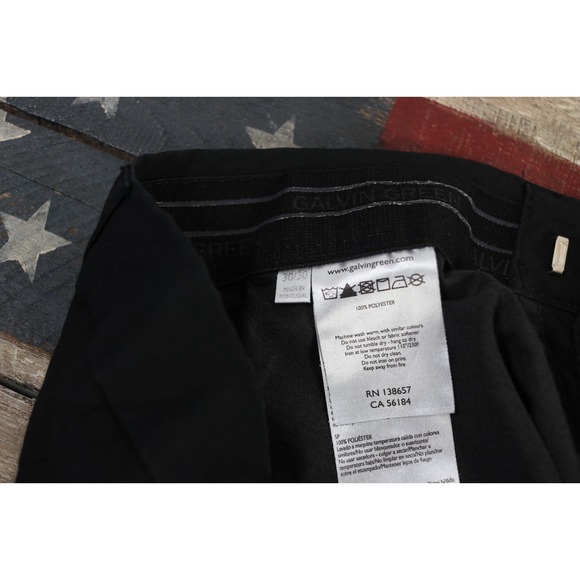Galvin Green Noah Mens Golf Black 30x30 Breathable Performance Trousers Pants - Picture 8 of 12